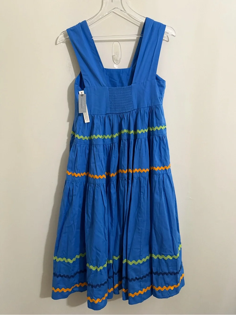 Anthropologie The Helena Square Neck Tiered Midi Dress NWT! - Picture 7 of 16